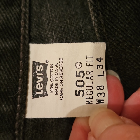 From Wendy's closet men's Levi's 505 W38×L34 color is black - Picture 2 of 12